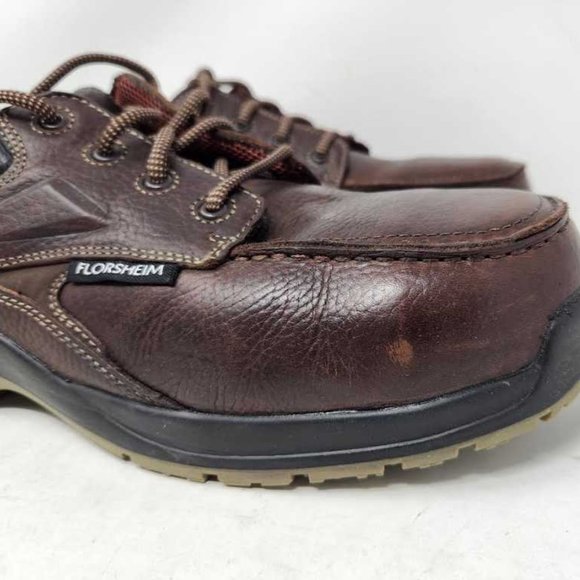 New men\'s 11 3E Florsheim Work Rambler Creek oxford comp toe shoes 11EEE Wide